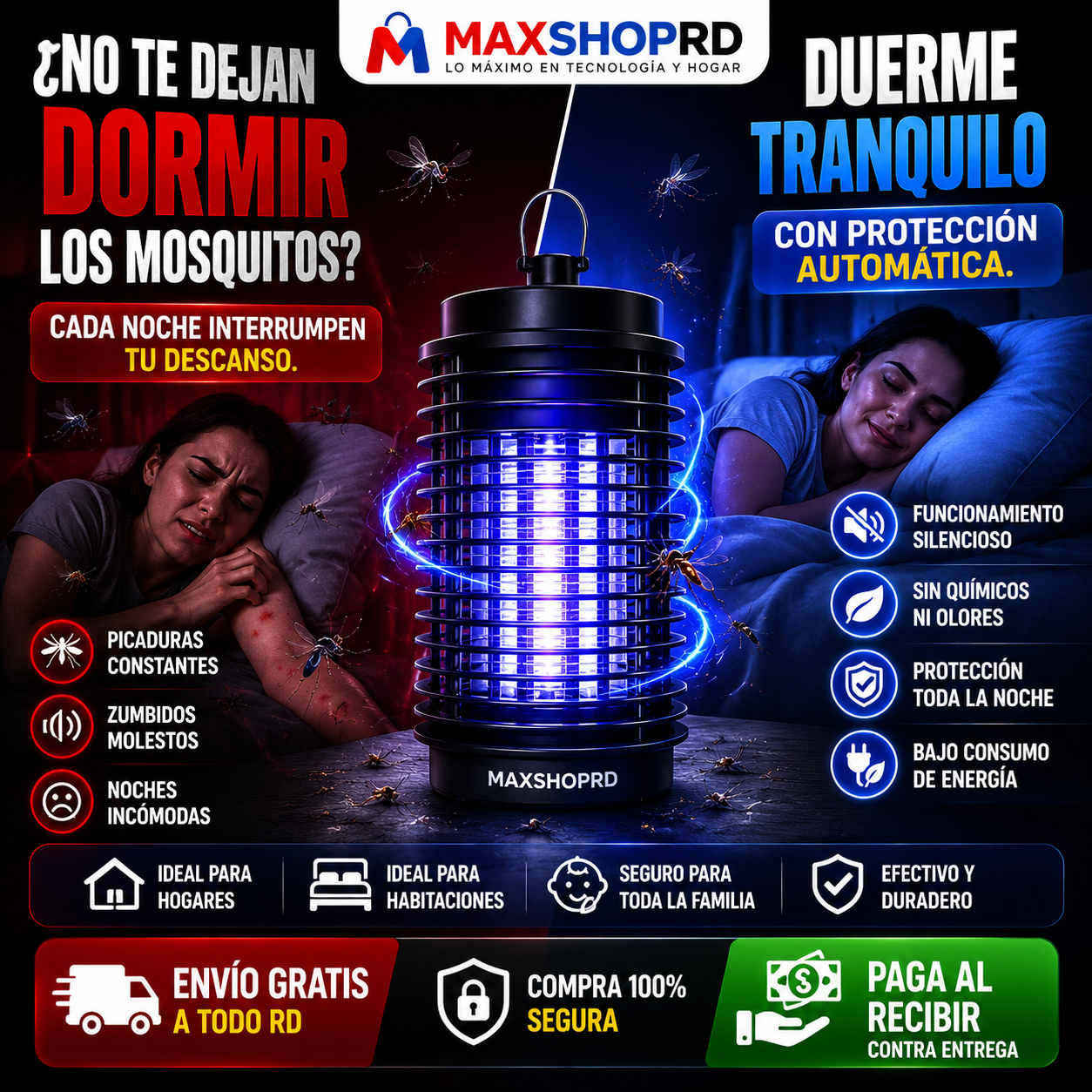 Duerme Sin Mosquitos Toda La Noche