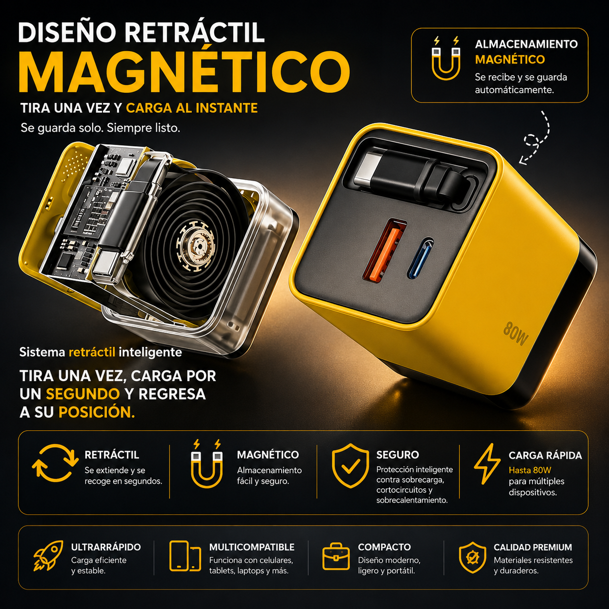 Dile adiós al desorden de cables