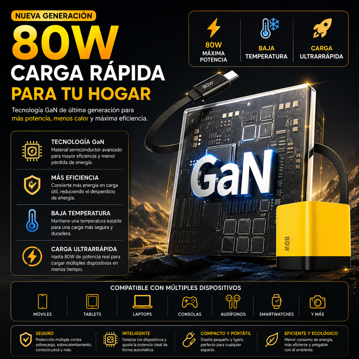 Dile adiós al desorden de cables