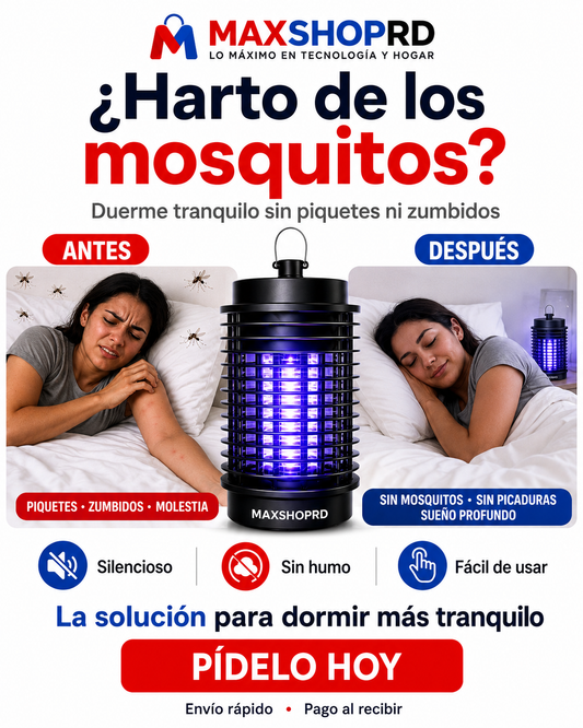 Mata Mosquitos Eléctrico LED 360°